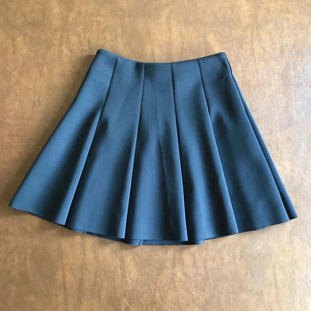 Topshop black high waisted mini skirt